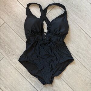 Adore Me plunge swimsuit 1X NWT